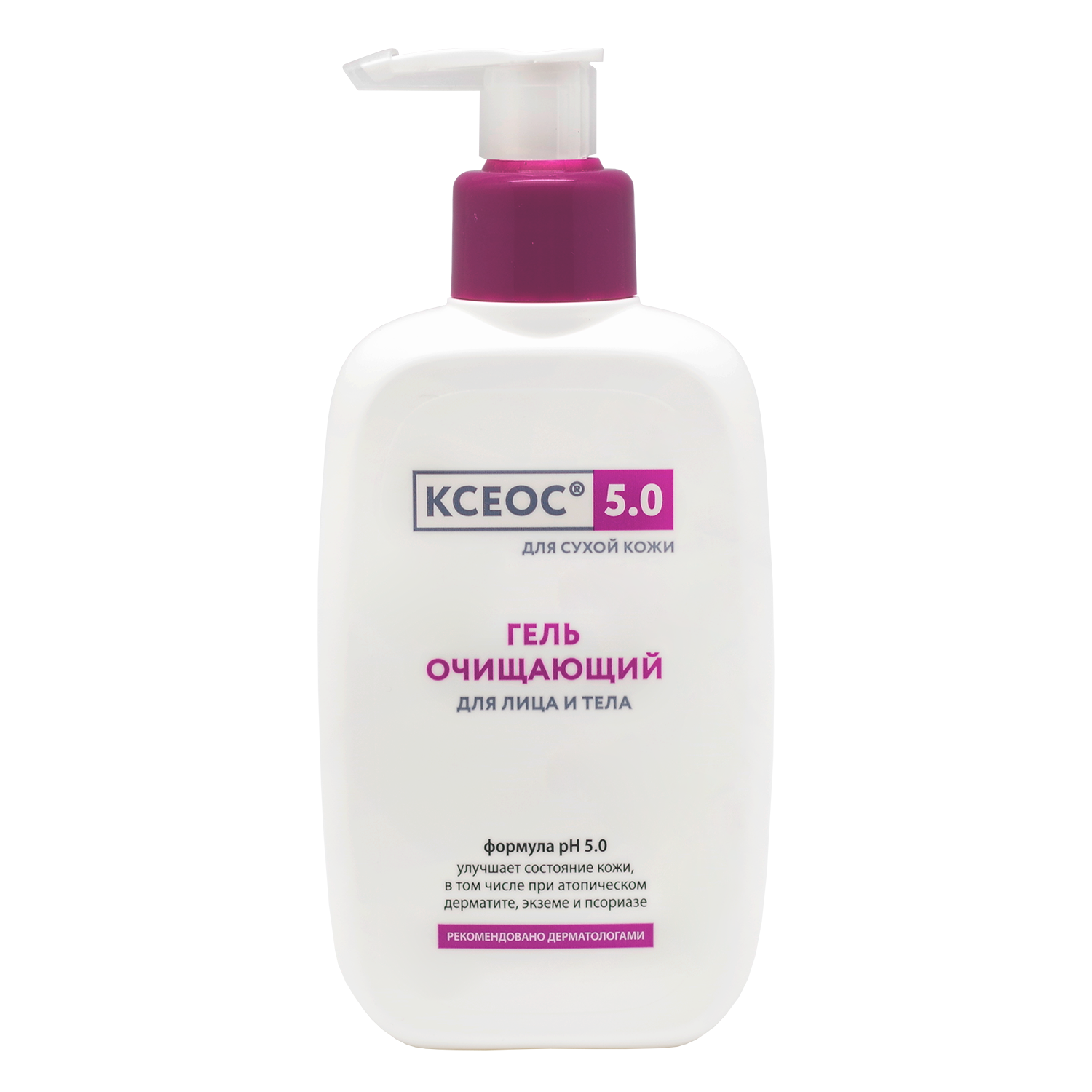 Ксеос 5.0 Гель для лица и тела Очищающий, 250 мл, 1 шт, для сухой кожи фото