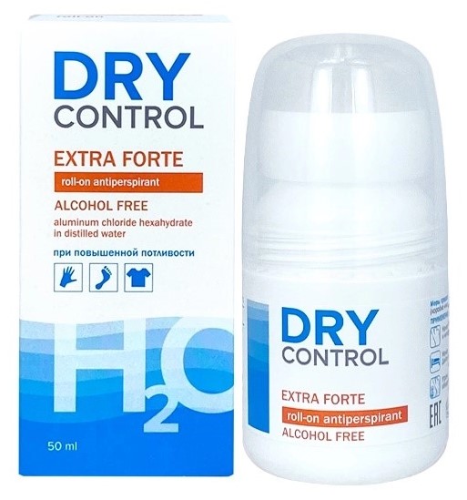 Dry Control Extra Forte роликовый антиперспирант 30%, 50 мл, 1 шт. фото