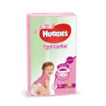 Huggies Подгузники-трусики детские, р. 5, 48 шт, 13-17 кг, для девочек фото