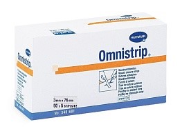 Hartmann Omnistrip Полоски на операционные швы, 3 мм х 76 мм, повязка стерильная, 250 шт. фото