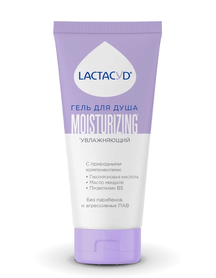 Lactacyd Moisturizing Гель для душа, гель для душа, 250 мл, 1 шт, увлажняющий фото