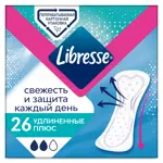 Libresse Dailyfresh plus Прокладки ежедневные, прокладки ежедневные, 26 шт, удлиненные фото
