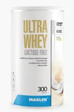 Maxler Ultra Whey Безлактозный сывороточный протеин, порошок, 300 г, 1 шт, кокос фото