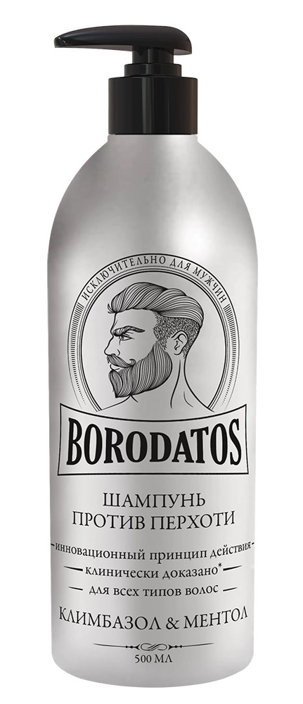 Borodatos Шампунь против перхоти, шампунь, 500 мл, 1 шт. фото
