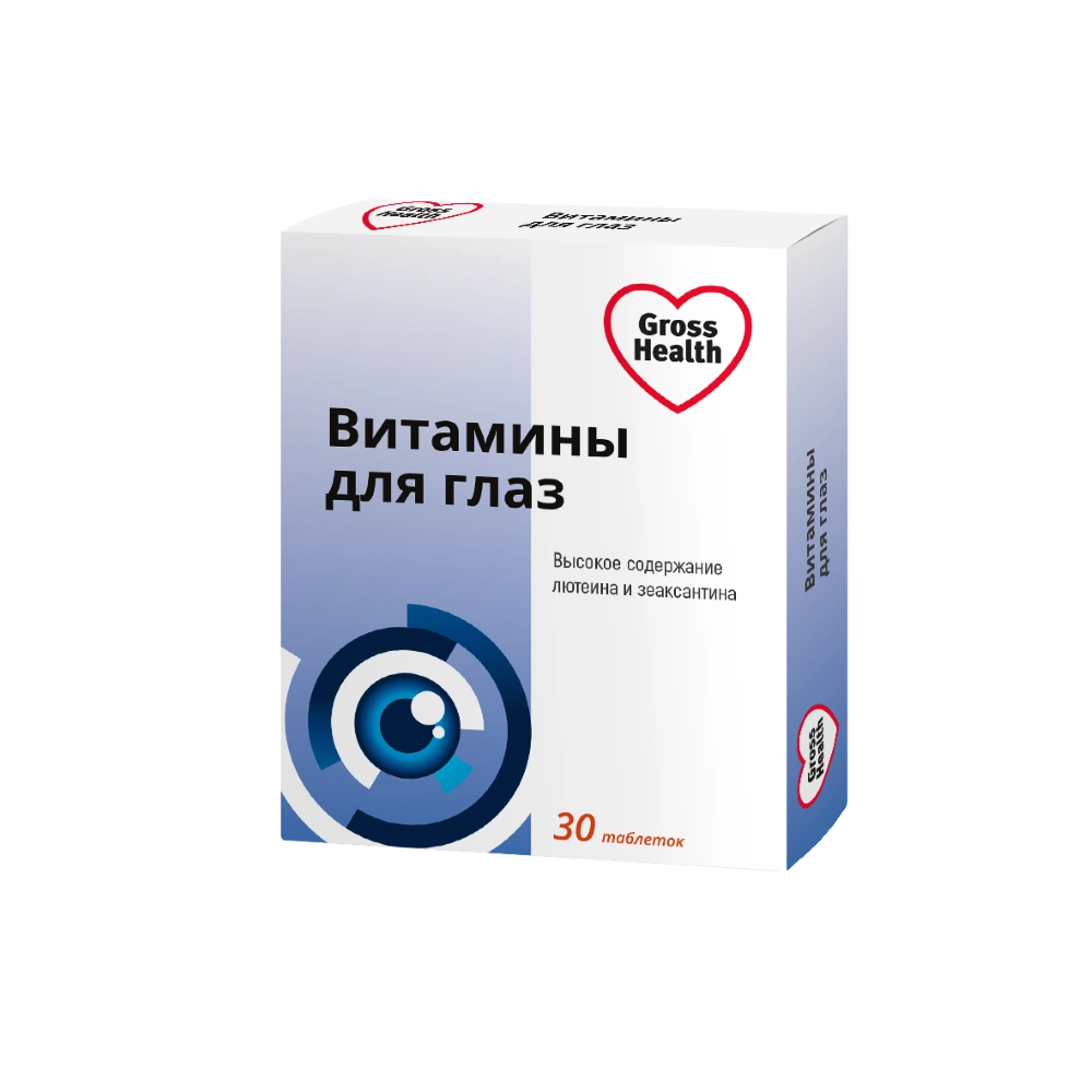 Gross Health Витамины для глаз, таблетки, 30 шт. фото