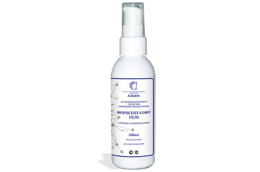 Форисепт-Софт кожный антисептик, 70%, средство дезинфицирующее, 100 мл, 1 шт. фото