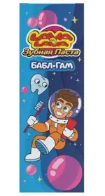 Lava Lava Зубная паста для детей 6-14 лет, паста зубная, 50 мл, 1 шт, бабл гам фото