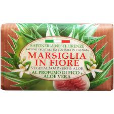 Nesti Dante Marsiglia in fiore Мыло Инжир и алоэ, мыло, 125 г, 1 шт. фото