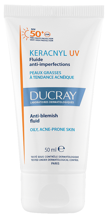 Ducray Melascreen Флюид защитный против пигментации, флюид для лица и тела, 50 мл, 1 шт, SPF 50+ фото