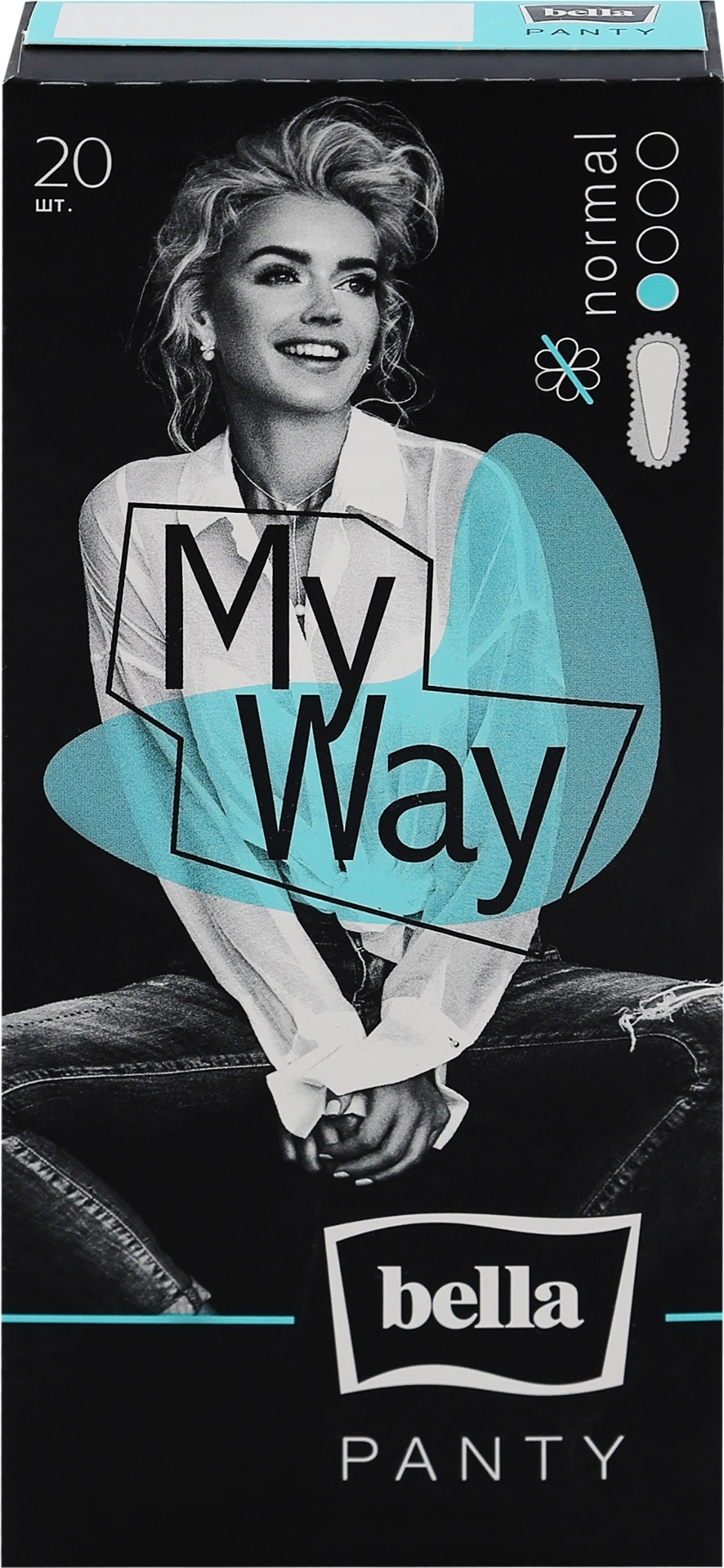 Bella Panty My way Sensitive Прокладки гигиенические ежедневные, прокладки ежедневные, 20 шт. фото