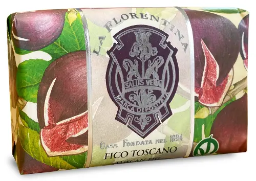 La Florentina Мыло туалетное, мыло твердое, 200 г, 1 шт, тосканский инжир фото
