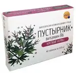 Пустырник + Витамин B6 крепкие нервы, 100 мг, таблетки, 40 шт. фото