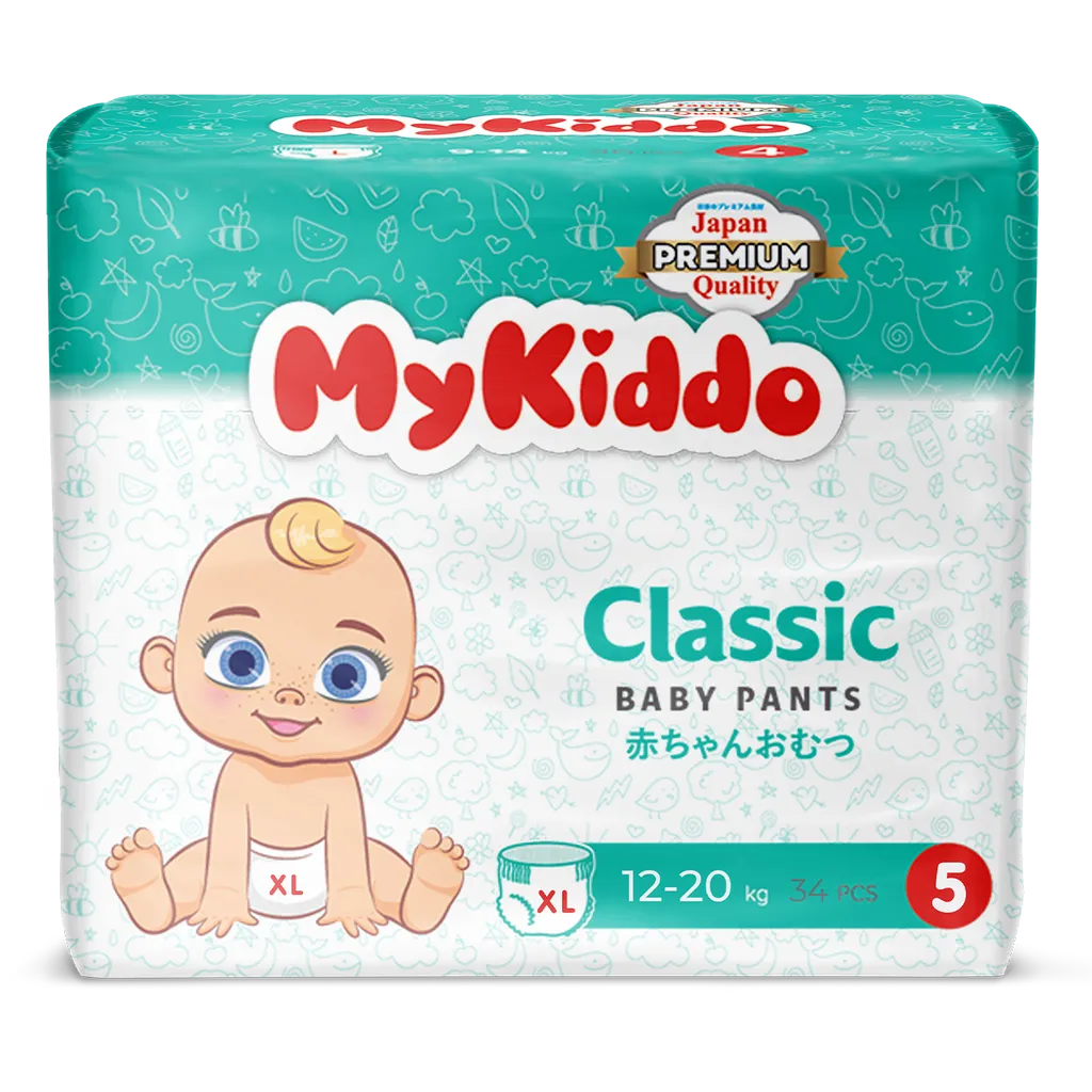 Mykiddo Classic Подгузники-трусики детские, XL, 34 шт, 12-20 кг фото