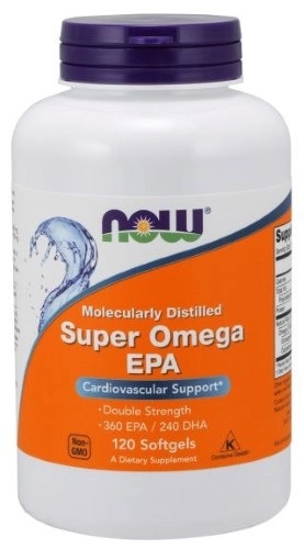 NOW Супер Омега ЭПК, капсулы, 120 шт. фото