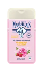 Le Petit Marseillais Гель для душа Малина и пион, гель для душа, 250 мл, 1 шт. фото