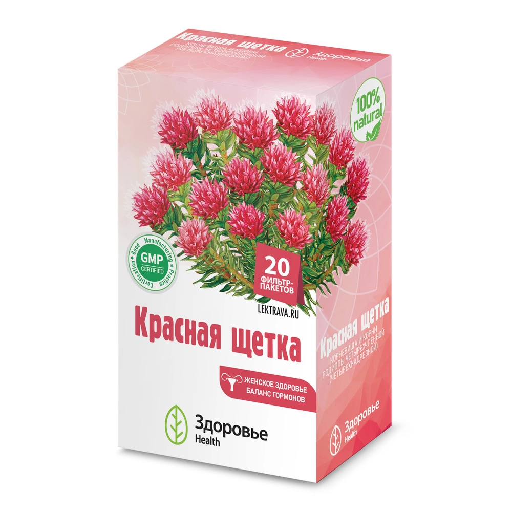 Красная щетка, фиточай, 1.5г, 20 шт. фото