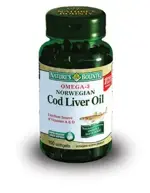 Natures Bounty Жир печени норвежской трески, капсулы, 100 шт. фото 