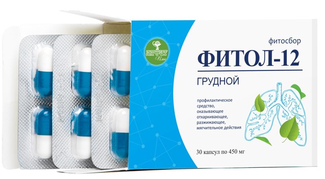 Фитосбор Фитол-12 Грудной, 450 мг, капсулы, 30 шт. фото