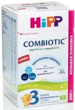 Hipp 3 Combiotic смесь молочная, смесь молочная сухая, 900 г, 1 шт. фото