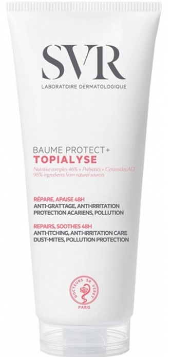 SVR Topialyse Protect+, бальзам для тела, 200 мл, 1 шт, для ухода за сухой и атопичной кожей фото