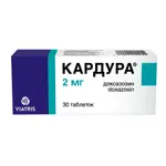 Кардура, 2 мг, таблетки, 30 шт. фото