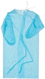 Халат хирургический одноразовый стерильный, размер 52-54, 1 шт, плотность 25г/м2 фото