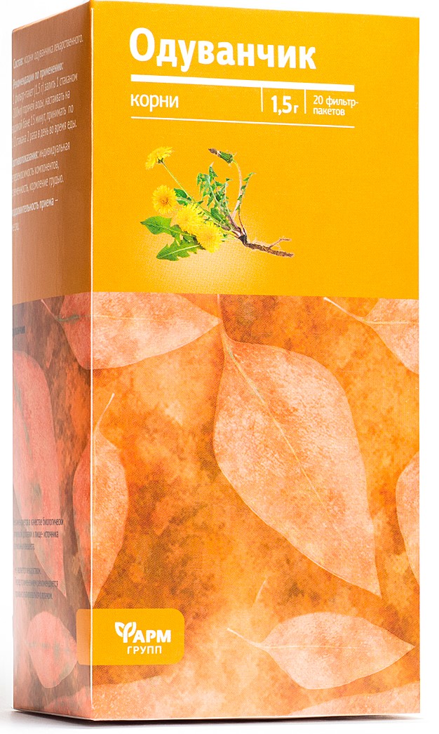 Одуванчика корни, фиточай, 1.5 г, 20 шт. фото