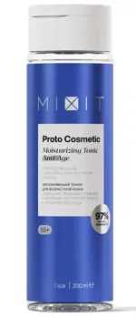 Mixit proto cosmetic тоник для возрастной кожи лица с гиалуроновой кислотой и олигопептидным комплексом recelline 55+ увлажняющий, тоник для лица, 200 мл, 1 шт. фото