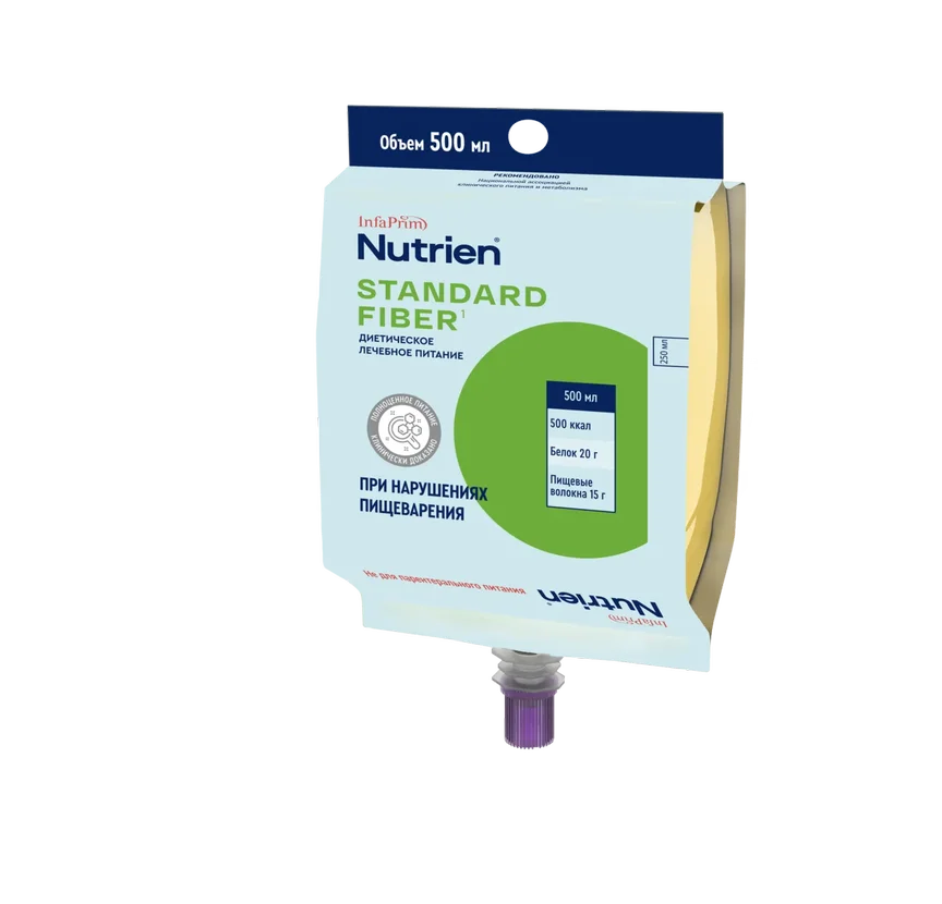 Nutrien Standard Fiber, смесь жидкая, 500 мл, 1 шт, нейтральный фото
