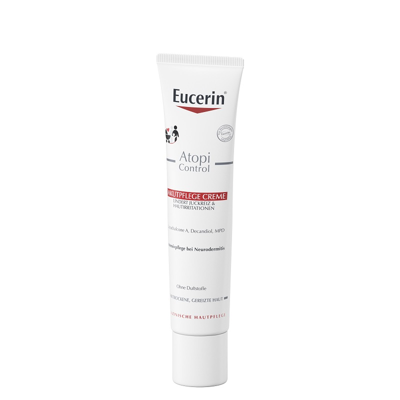 Eucerin Atopi Control Крем для тела, крем, 40 мл, 1 шт, успокаивающий фото