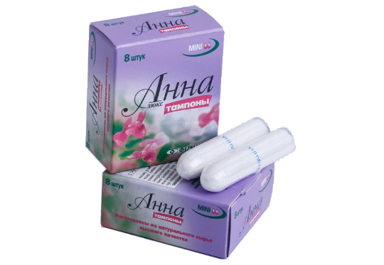 Анна Люкс, тампоны женские гигиенические, 8 шт, mini (2 капли) фото
