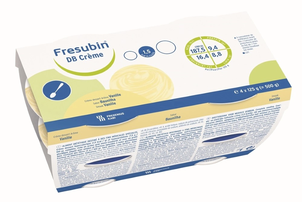 Фрезубин диабет крем, смесь, 125 г, 4 шт, ваниль фото
