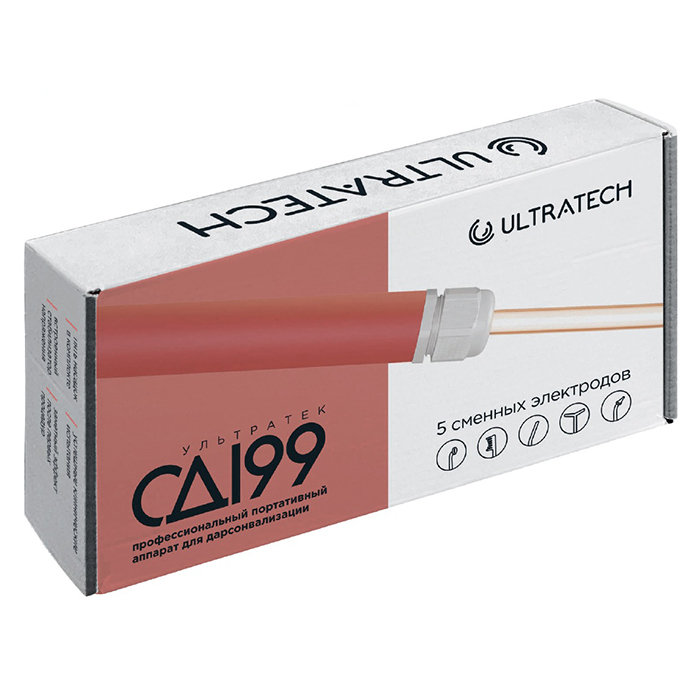 Дарсонваль Ультратек СД-199, 1 шт, с 5 насадками фото