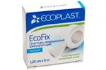 Ecoplast Ecofix Лейкопластырь медицинский фиксирующий, 1.25х500 см, 1 шт, тканевая основа фото