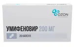 Умифеновир, 200 мг, капсулы, 20 шт. фото