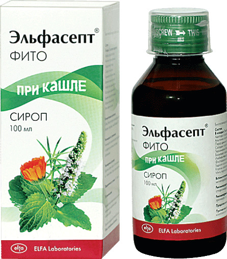 Эльфасепт Фито, сироп, 100 мл, 1 шт. фото