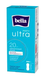 Bella panty ultra normal Прокладки ежедневные, прокладки ежедневные, 20 шт. фото 