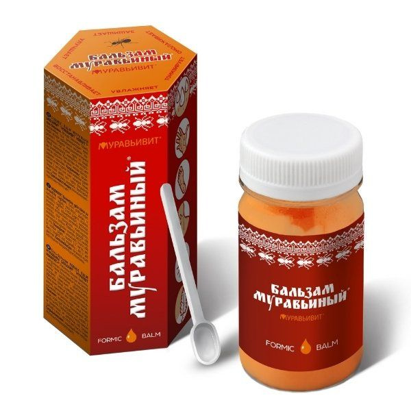 Муравьивит Гель-бальзам для тела муравьиный, гель-бальзам для тела, 70 мл, 1 шт. фото