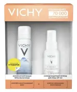 Vichy Capital Soleil солнцезащитный флюид UV-Age Daily SPF 50 40 мл + термальная вода 50 мл, набор, 1 шт. фото