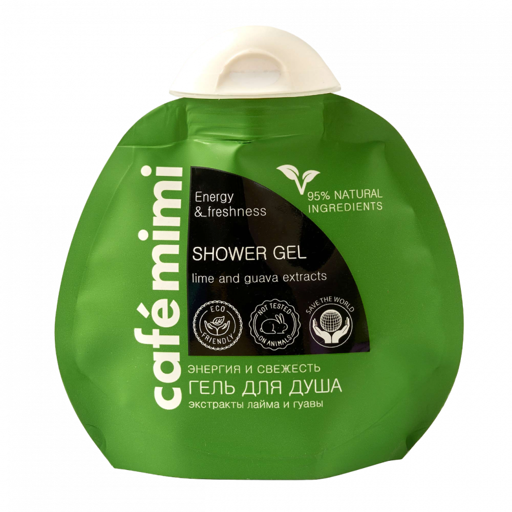 Cafe mimi Гель для душа Энергия и свежесть, гель для душа, 100 мл, 1 шт. фото