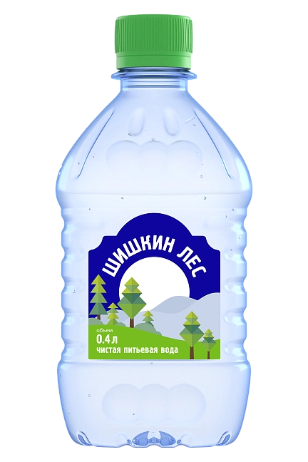 Шишкин лес Вода питьевая, вода питьевая негазированная, 0.4 л, 1 шт. фото