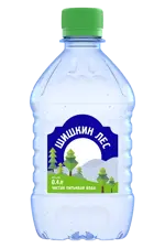 Шишкин лес вода питьевая, вода питьевая негазированная, 0.4 л, 1 шт. фото