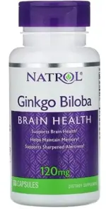Natrol Гинкго билоба, 120 мг, капсулы, 60 шт. фото