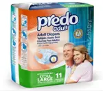 Predo Adult Подгузники для взрослых, XL, 11 шт, 120-160 см фото