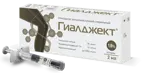 Гиалджект, 1.8%, имплантат для внутрисуставных инъекций, 2 мл, 1 шт. фото 
