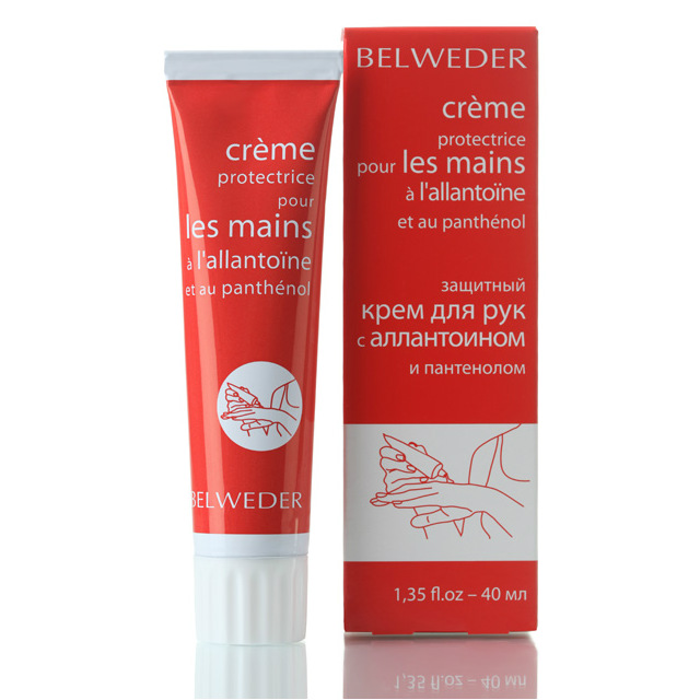 Belweder Защитный крем для рук с аллантоином и пантенолом, крем для рук, 40 мл, 1 шт. фото