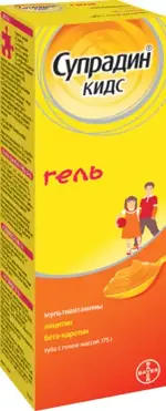 Супрадин Кидс гель, гель для детей, 175 г, 1 шт. фото