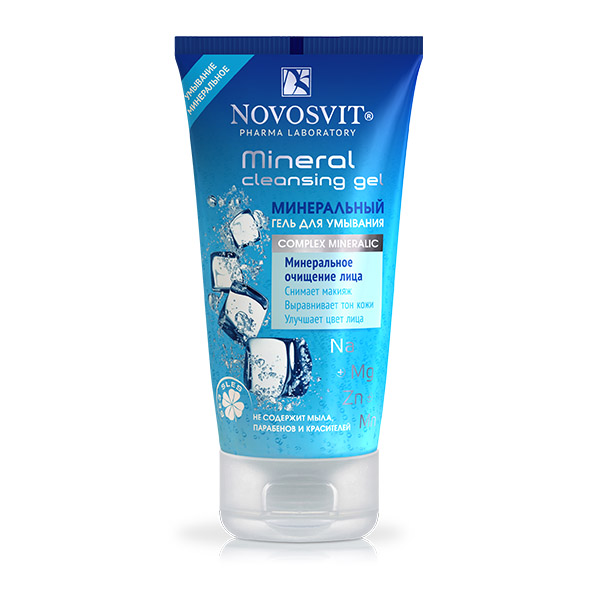 Novosvit Минеральный гель для умывания, гель для умывания, 150 мл, 1 шт, для лица фото