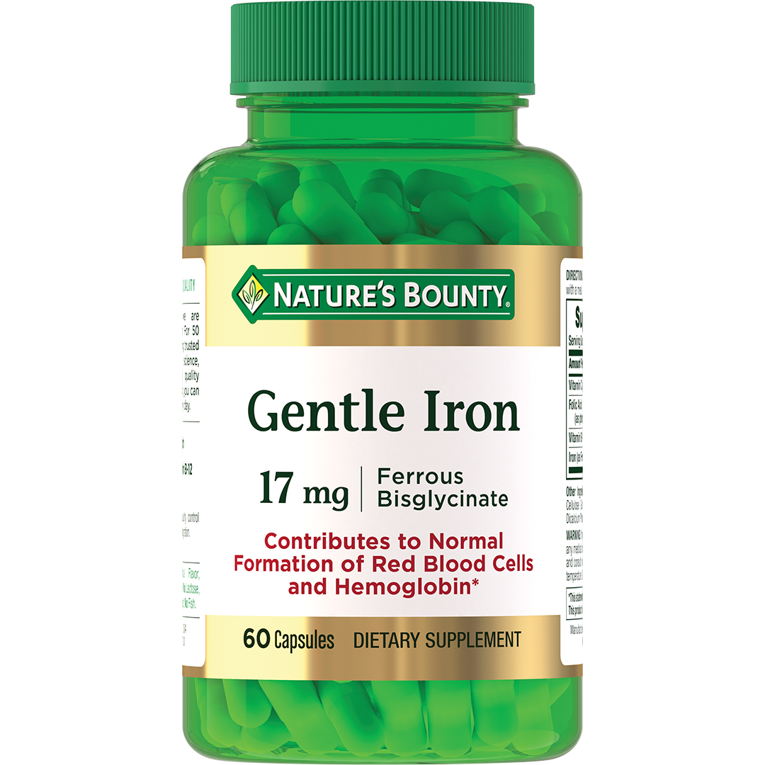 Natures Bounty Легкодоступное железо, 17 мг, капсулы, 60 шт. фото