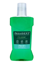 PresiDENT Profi Classic ополаскиватель, раствор для полоскания полости рта, 250 мл, 1 шт, без спирта фото